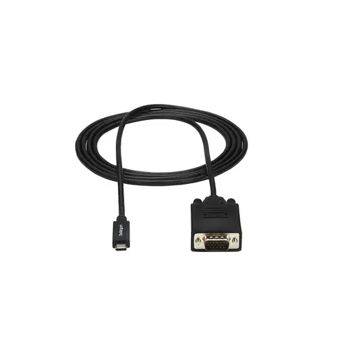 Cable de 2m USB C a VGA - Cable Adaptador Activo de Vídeo de 1920x1200/1080p USB Tipo C a VGA - Compatible con Thunderbolt 3 - De Portátil a Monitor VGA - Modo DP Alt HBR2 - Imagen 5
