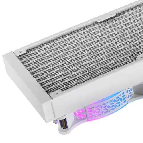 ML-ULTRA240 Blanco, Refrigeración Líquida CPU, TDP 500W, Espejo Infinito, 2 Ventiladores Silenciosos FDB ARGB, Tubos ARGB, Multisocket Universal - Imagen 6