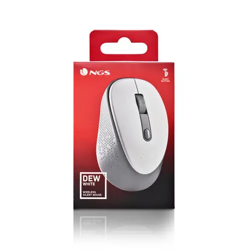 DEW ratón Oficina Ambidextro RF inalámbrico Óptico 1600 DPI - Imagen 7