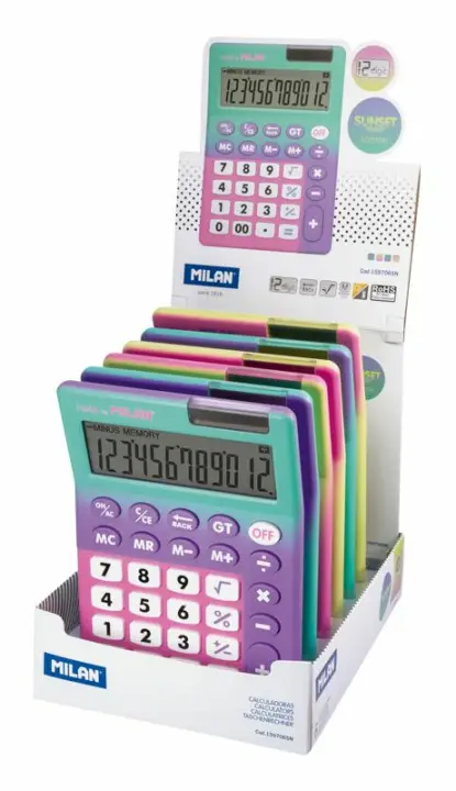 Sunset calculadora Escritorio Calculadora básica Colores surtidos