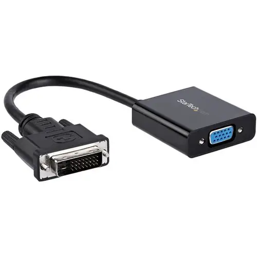 Adaptador Conversor Convertidor Activo de Vídeo DVI-D a VGA - Cable - 1080p - 1920x1200 - Imagen 1