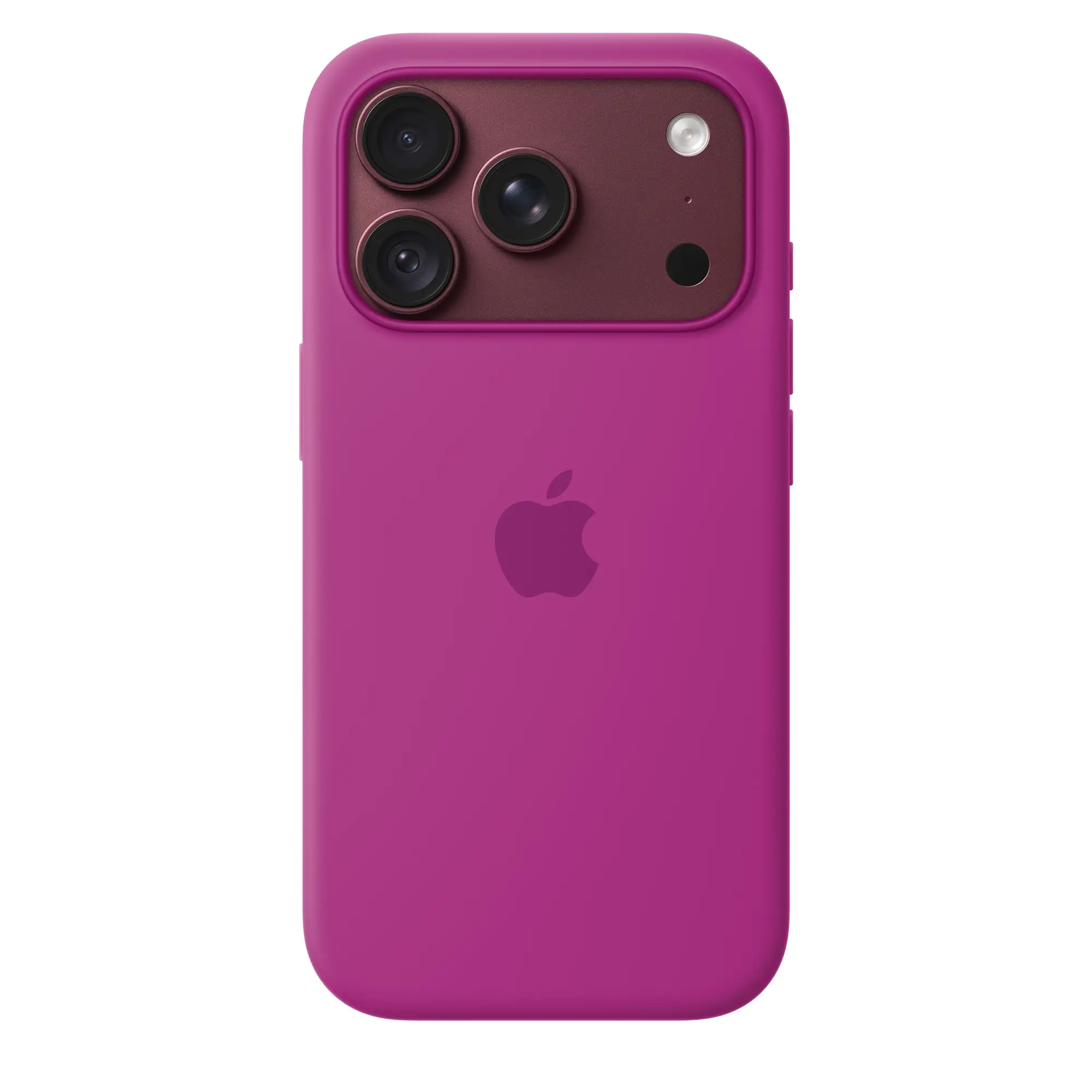 Funda de silicona con MagSafe para el iPhone 18 Pro - Magenta