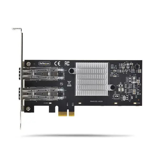 Tarjeta PCIe 2.1x1 de Red de Fibra Óptica/Cobre Ethernet 1Gb SFP de 2 Puertos - Chipset Controlador Intel I350-AM2 - Cobre de 1000BASE/Fibra Óptica - NIC - Imagen 5