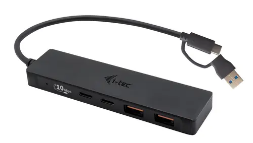 Metal USB-C HUB 2x USB 3.0 + 2x USB-C - Imagen 1