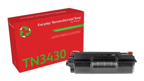 Everyday Tóner Everyday Mono remanufacturado de Xerox es compatible con Brother TN-3430, Capacidad estándar - Imagen 1