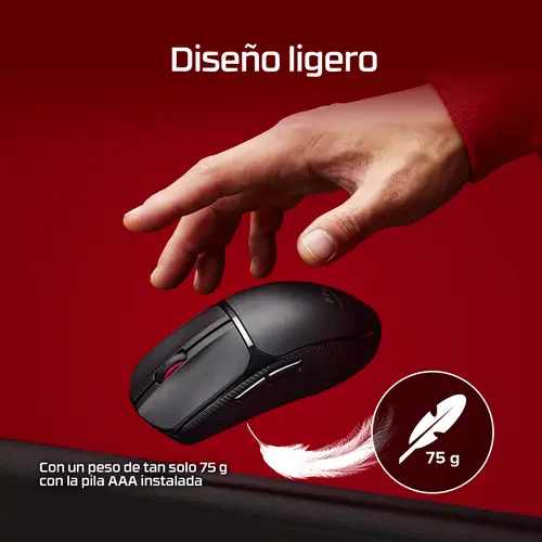Ratón inalámbrico gaming Pulsefire Fuse (negro) - Imagen 5