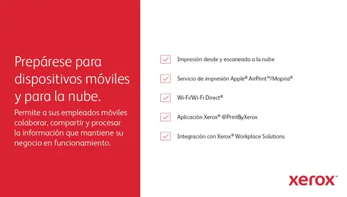 VersaLink B620 A4 61 ppm Impresora a doble cara PS3 PCL5e/6 2 bandejas 650 hojas - Imagen 21