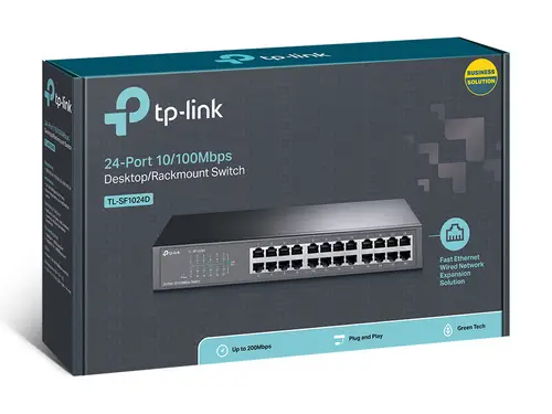 TL-SF1024D switch No administrado Fast Ethernet (10/100) Gris - Imagen 4