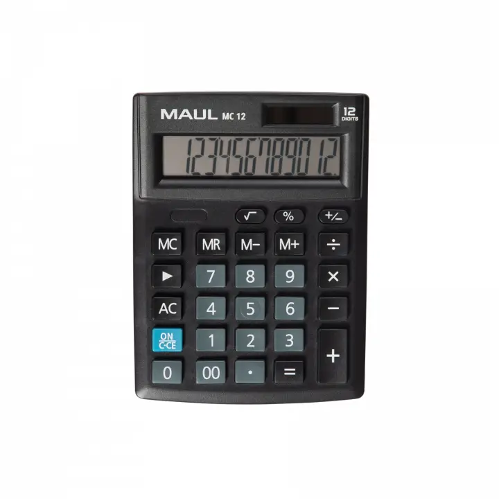 MC 12 calculadora Bolsillo Pantalla de calculadora Negro