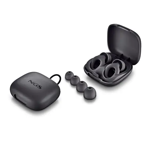 NOON BLACK Tapón para oídos reutilizable Negro - Imagen 1