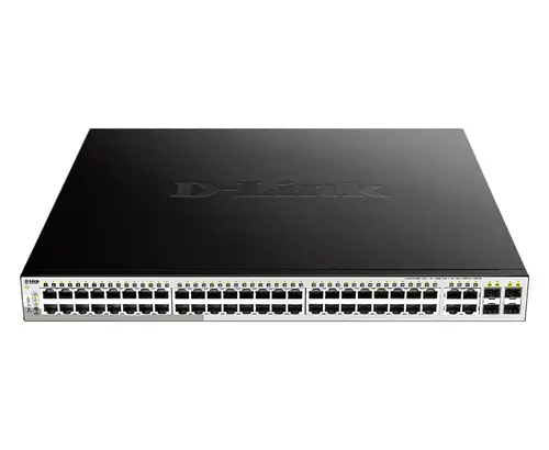 DGS-1210-52MP switch Gestionado L2 Gigabit Ethernet (10/100/1000) 1U Negro - Imagen 1