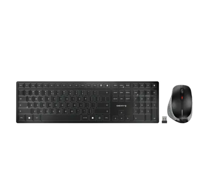 DW 9500 SLIM teclado Ratón incluido Universal RF Wireless + Bluetooth QWERTY Español Negro, Gris