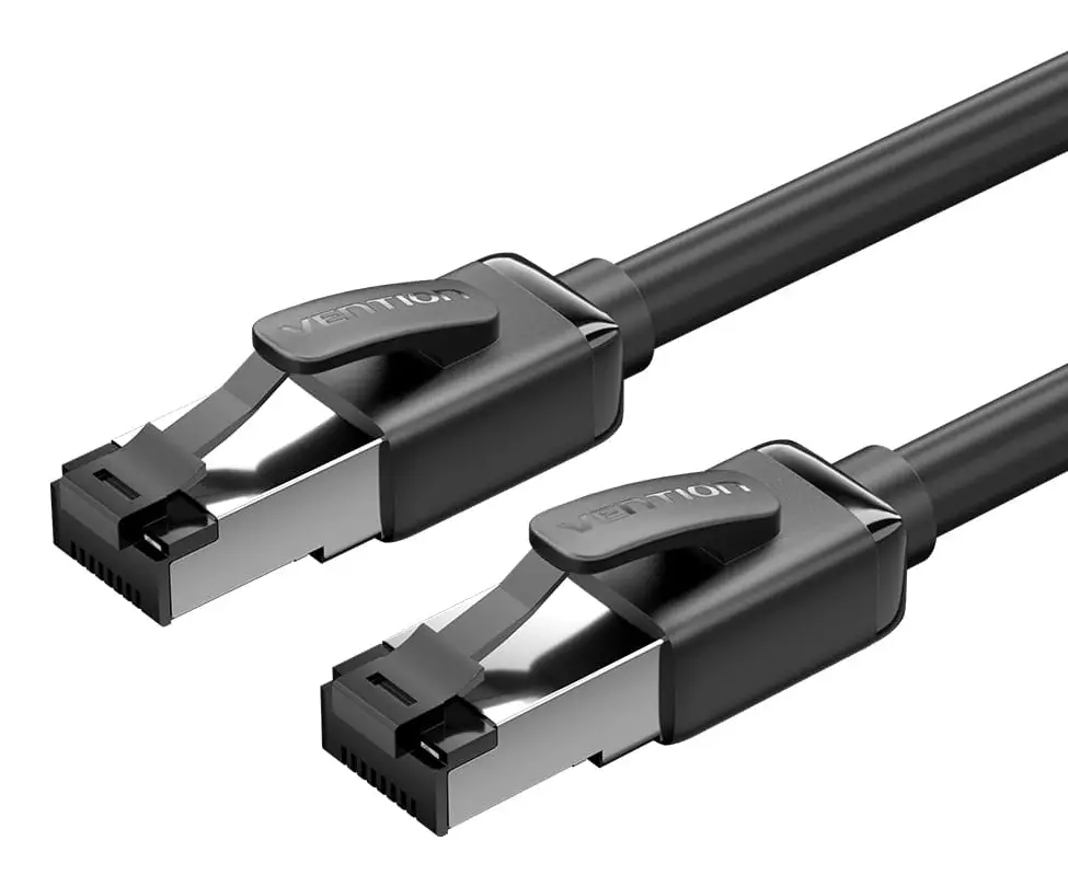 IKPBN cable de red Negro 15 m Cat8 S/FTP (S-STP) Alrededor