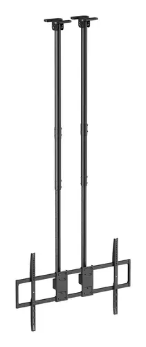Soporte de Techo PRO Inclinable, Extensible y Nivelable para Monitor/TV 120kg de 60-120, Negro - Imagen 1