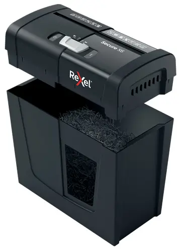 Secure X6 triturador de papel Corte cruzado 70 dB Negro - Imagen 1