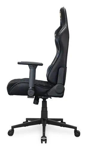 CGR-A2F-GLB Silla para videojuegos universal Asiento acolchado tapizado Negro, Oro - Imagen 6