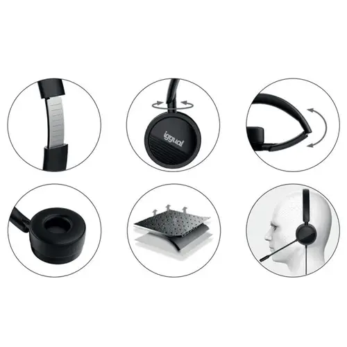 Auriculares con micro Dual Tech USB/3.5 mm - Imagen 4