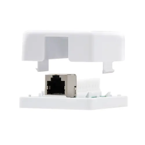 ROSETA DE SUPERFICIE PARA RJ45 CAT.6 FTP 1 TOMA, BLANCO - Imagen 3