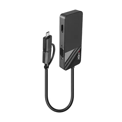 43354 base para portátil y replicador de puertos USB 3.2 Gen 1 (3.1 Gen 1) Type-A + Type-C Negro - Imagen 4