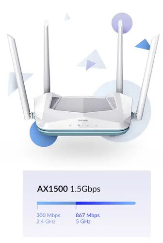 R15 router inalámbrico Gigabit Ethernet Doble banda (2,4 GHz / 5 GHz) Blanco - Imagen 8
