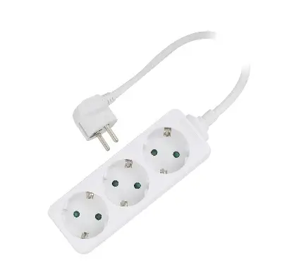 EW3958 base múltiple 1,5 m 3 salidas AC Interior Blanco