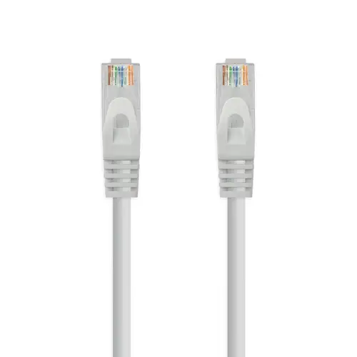 Cable de red latiguillo RJ45 LSZH Cat.6A UTP AWG24, Gris, 10 m - Imagen 2