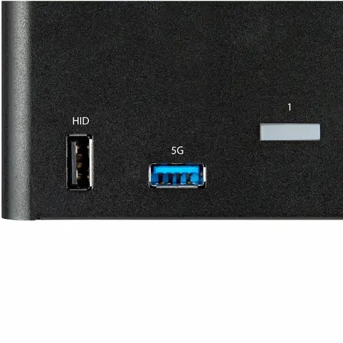 Switch Conmutador KVM de 2 Puertos DisplayPort 4K para 3 Monitores - Vídeo de 4K y 60Hz Ultra HD - HDR - Hub Ladrón USB 3.0 de 2 Puertos y 4 Puertos USB 2.0 HID - Audio - HotKey - TAA - Imagen 6