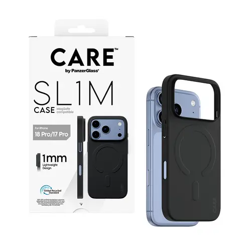 CARE by ® SL1M Case Black w. MagSafe iPhone 18 Pro | 17 Pro funda para teléfono móvil Negro - Imagen 5