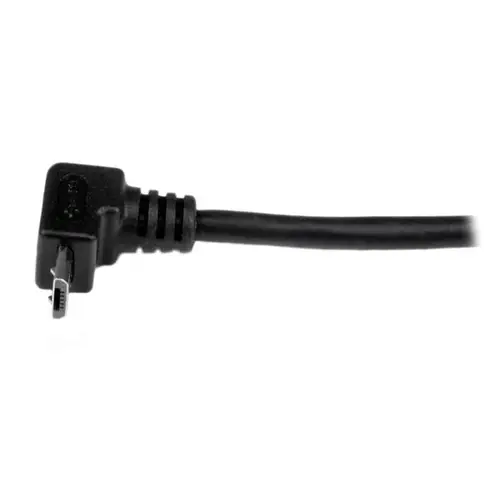 Cable Adaptador 1m USB A Macho a Micro USB B Macho Acodado en Ángulo hacia Arriba para Teléfono Móvil - Imagen 5