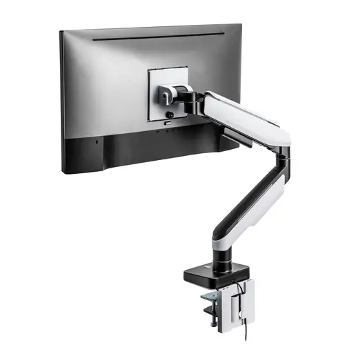 EW1509 soporte para monitor 124,5 cm (49") Negro, Blanco Escritorio - Imagen 2