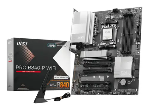 PRO B840-P WIFI placa base AMD B840 Zócalo AM5 ATX - Imagen 1