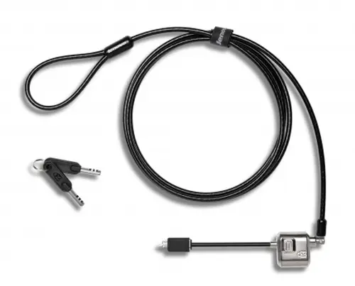 4X90H35558 cable antirrobo Negro, Acero inoxidable 1,83 m - Imagen 1