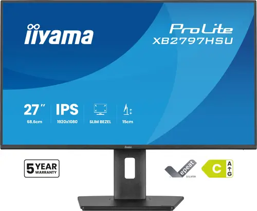 ProLite XB2797HSU-B1 pantalla para PC 68,6 cm (27") 1920 x 1080 Pixeles Full HD LED Negro - Imagen 4