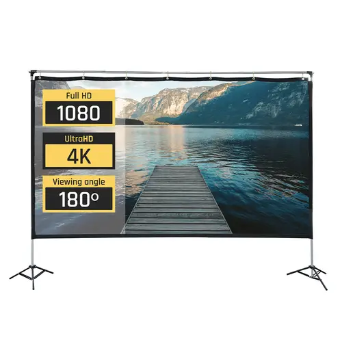 Pantalla exterior portable 120" 265x149 cm - Imagen 1