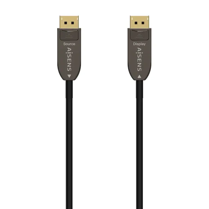 Cable DISPLAYPORT AOC V1.4 8K@60Hz 4K@120Hz 4:4:4 32.4Gbps, DP/M-DP/M, Negro, 30M