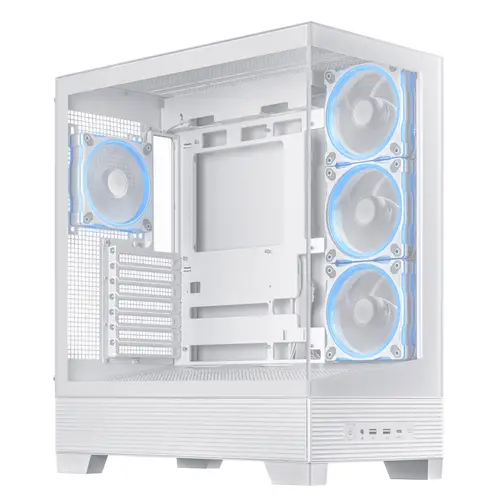 A31 Plus TG ARGB WHITE Midi Tower Blanco - Imagen 11
