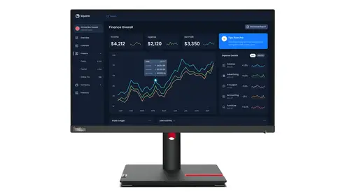 ThinkVision T22i-30 LED display 54,6 cm (21.5") 1920 x 1080 Pixeles Full HD Negro - Imagen 1