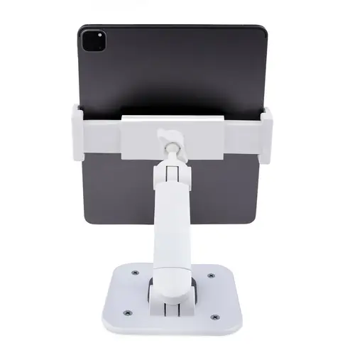 Soporte Ajustable de Sobremesa para Tablet - de Montaje en Pared - 1kg de Capacidad - Base Ergonómica Ajustable para Tablet - con Giro, Rotación e Inclinación - Imagen 4