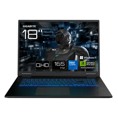 GAMING A18 PRO Portátil - 18, 165Hz WQXGA, Intel Core 7 240H, RTX 5070 Ti, 32GB LPDDR5x 5600MHz, SSD Gen4 de 1TB, Windows 11 Home, Garantía de 2 años, Dolby Atmos, GAMING A18 PRO DXJG3FRBC4SH - Imagen 1