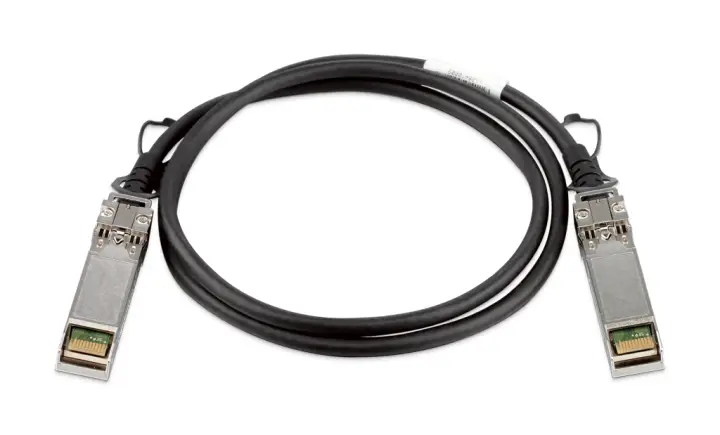 DEM-CB100S Cable de fibra óptica e InfiniBand 1 m SFP+ Negro