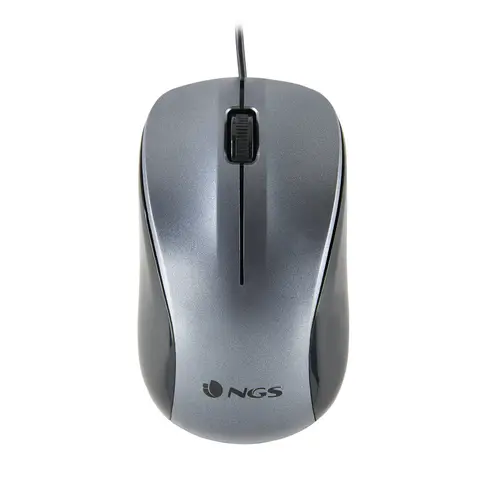 CREW ratón Oficina Ambidextro USB tipo A Óptico 1200 DPI - Imagen 1