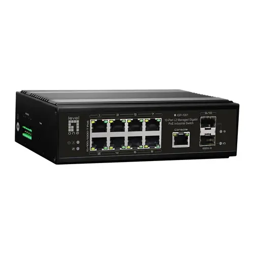 IGP-1061 switch Gestionado L2 Gigabit Ethernet (10/100/1000) Energía sobre Ethernet (PoE) Negro - Imagen 1