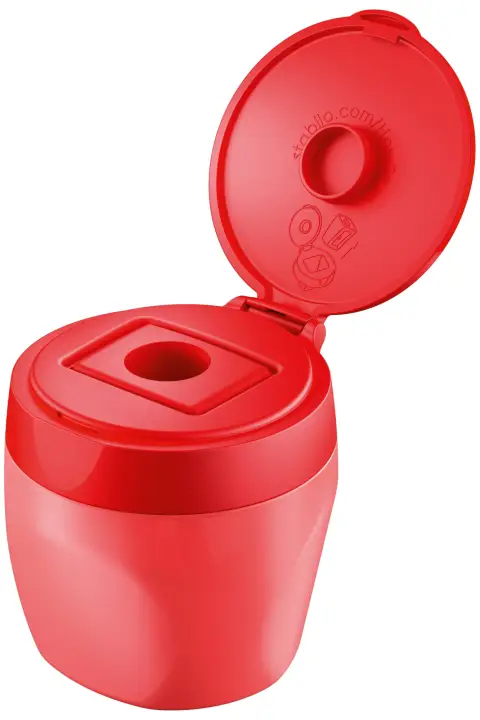 woody 3 in 1 Sacapuntas manual Rojo