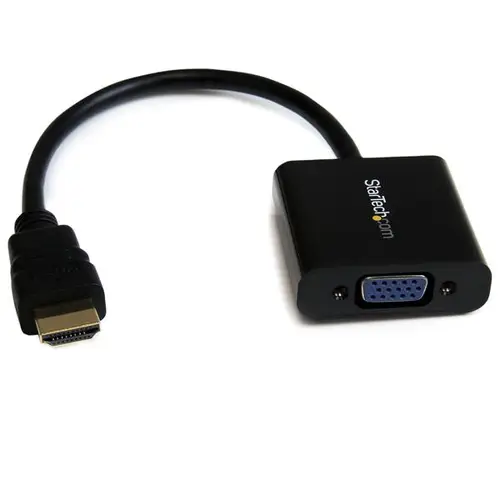 Adaptador Conversor de Vídeo HDMI a VGA HD15 - Cable Convertidor - 1920x1200 - 1080p - Imagen 1