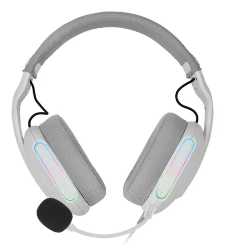 HEADSET MARS GAMING MHPRO ARGB JACK 3.5mm ALIMENTACION USB CONTROL VOLUMEN COLOR BLANCO - Imagen 3