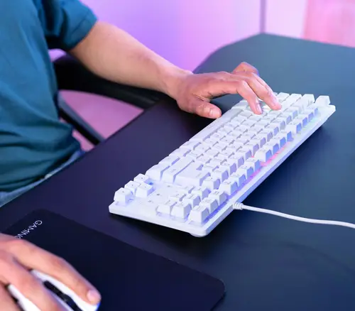 GXT 833W Thado teclado Juego USB QWERTY Español Blanco - Imagen 6