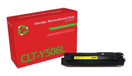Everyday Tóner Everyday Amarillo remanufacturado de Xerox es compatible con Samsung CLT-Y506L, Capacidad alta - Imagen 1