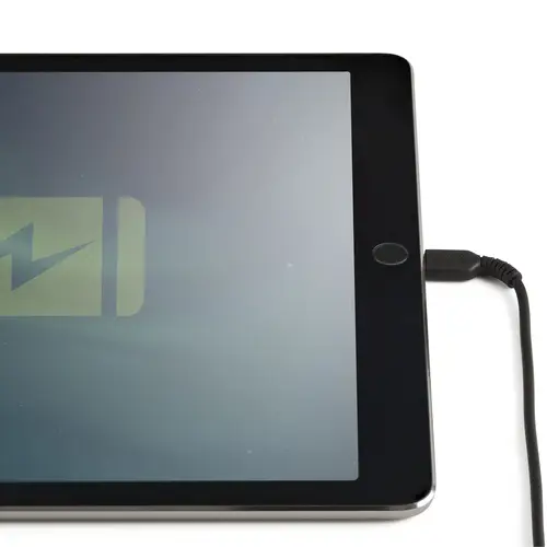 Cable Resistente USB-A a Lightning de 30 cm Negro - Cable de Sincronización y Carga USB Tipo A a Lightning con Fibra de Aramida Resistente - Certificado MFi de Apple - para iPad/iPhone 12 - Imagen 2