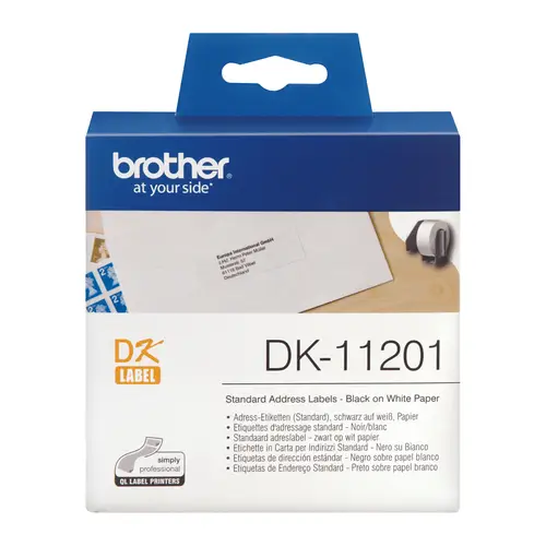DK-11201 cinta para impresora de etiquetas Negro sobre blanco - Imagen 2