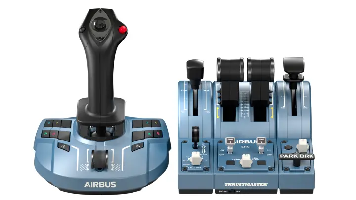 TCA Captain Pack X Airbus Edition Negro, Gris USB Joystick/Palanca de control lateral + cuadrante de aceleración Analógico PC, Xbox - Imagen 1